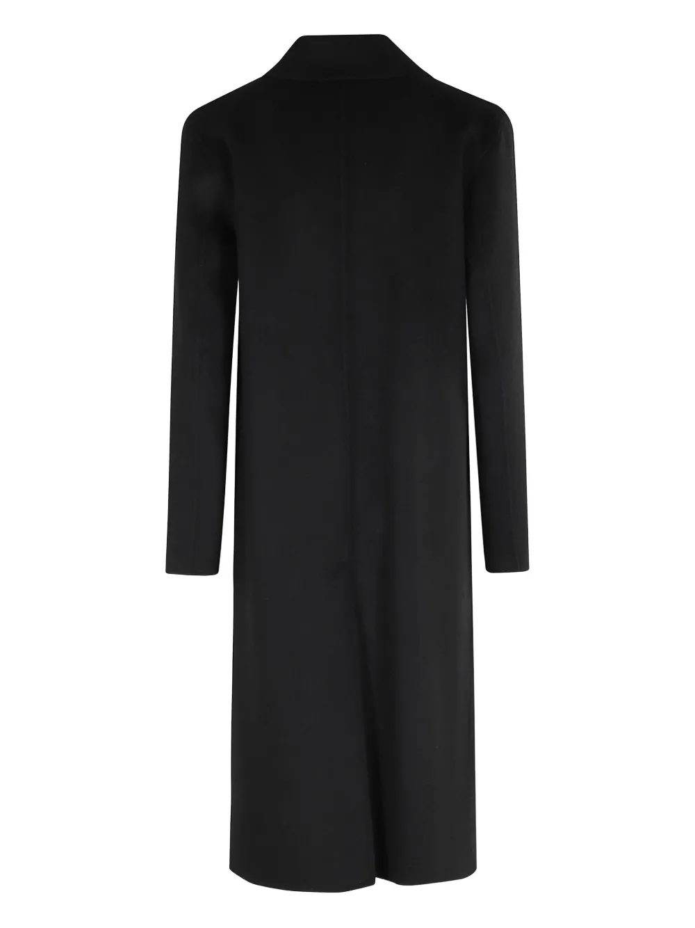 Seventy Double-breasted Wool Coat In Black