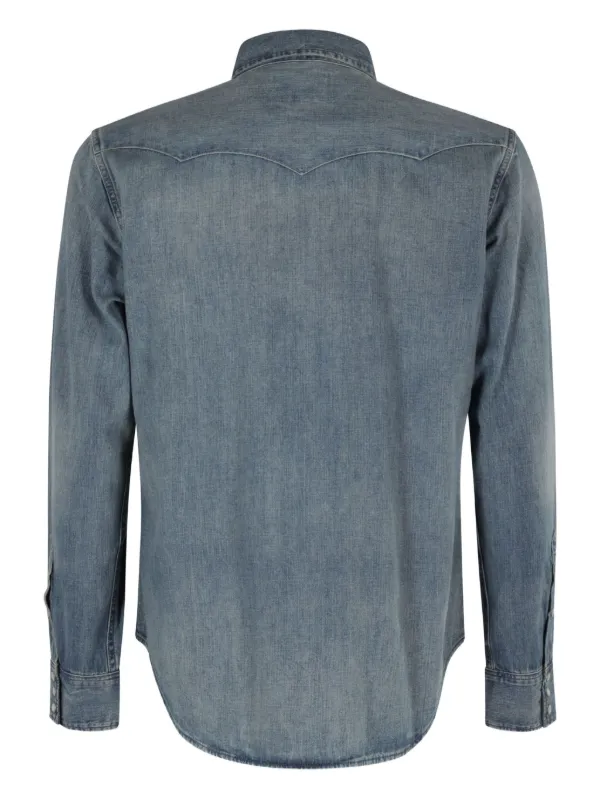 Polo Ralph Lauren ウエスタン デニムシャツ | ブルー | FARFETCH JP