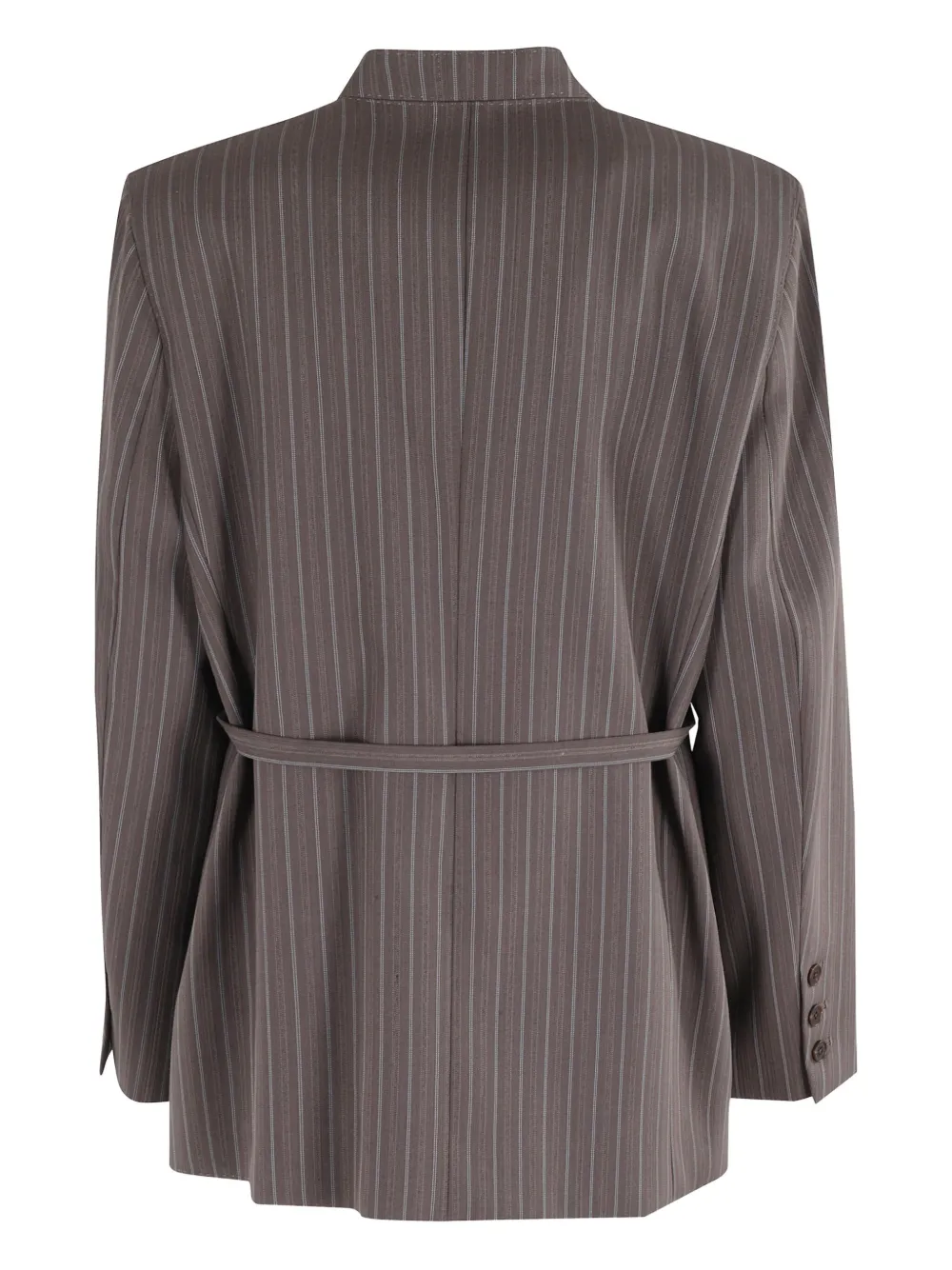 Isabelle Blanche pinstripe belted jacket | Fitted Jackets | Image 2
