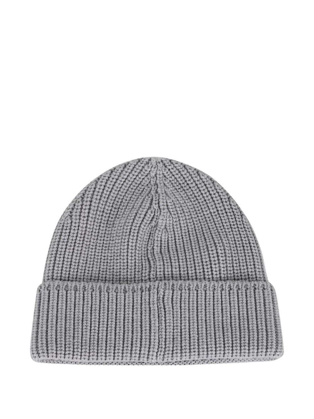 Canada Goose logo-patch ribbed beanie - Grijs