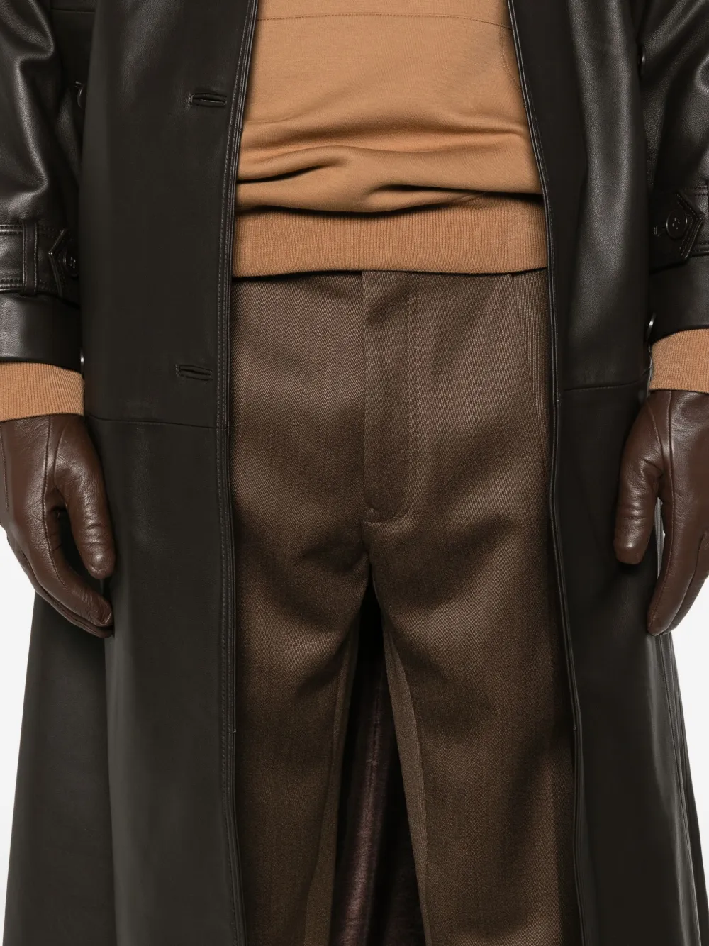 Zegna Wollen pantalon Bruin