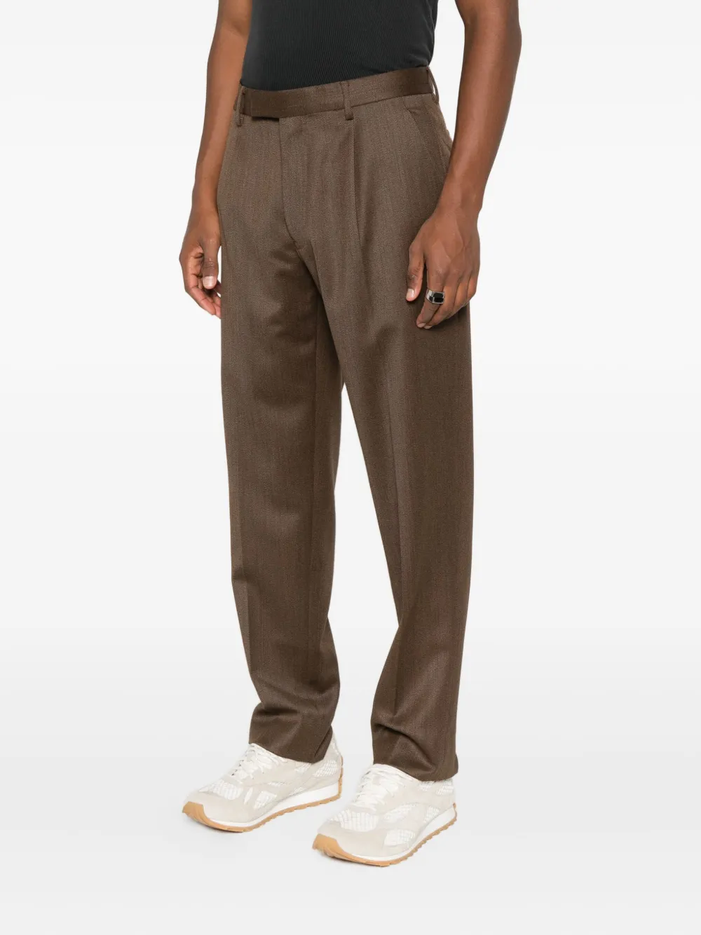 Zegna Wollen pantalon Bruin