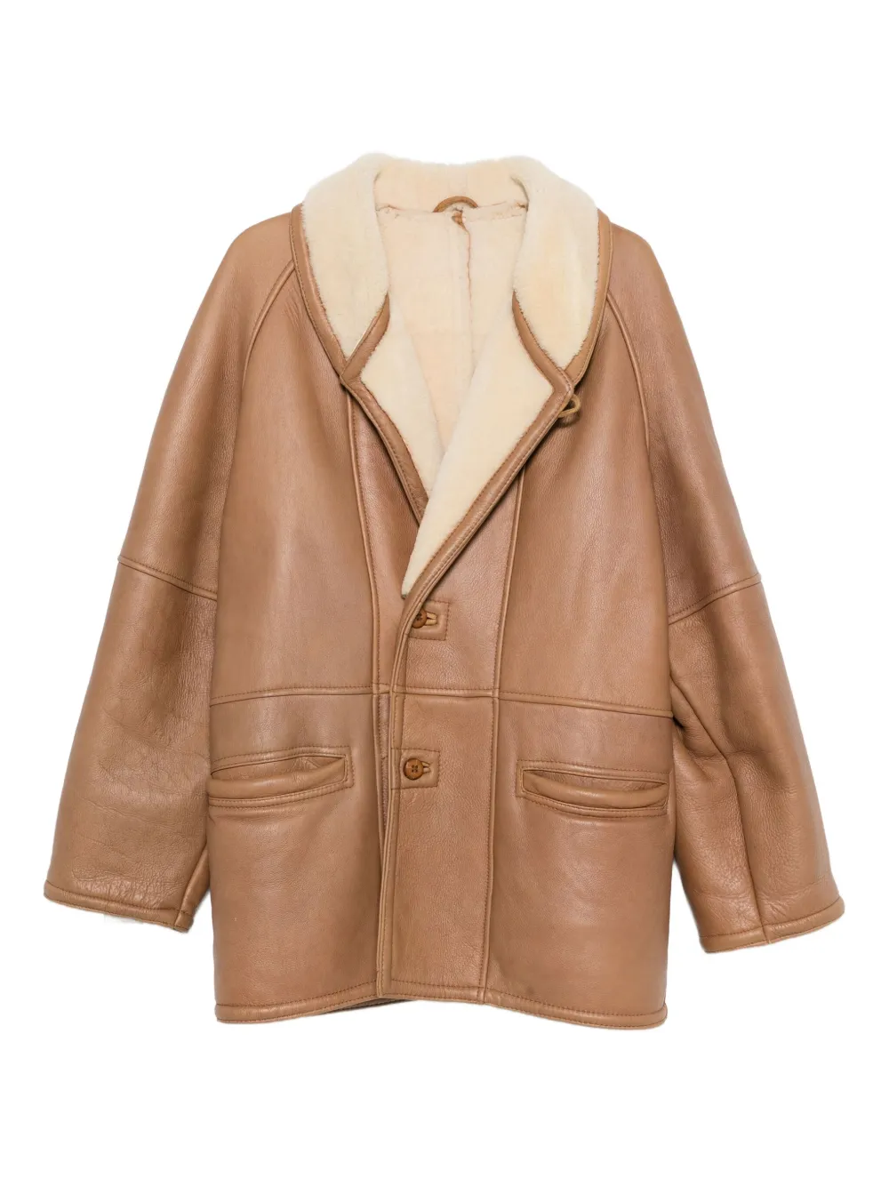 A.N.G.E.L.O. Vintage Cult 1980s シアリング コート - ブラウン