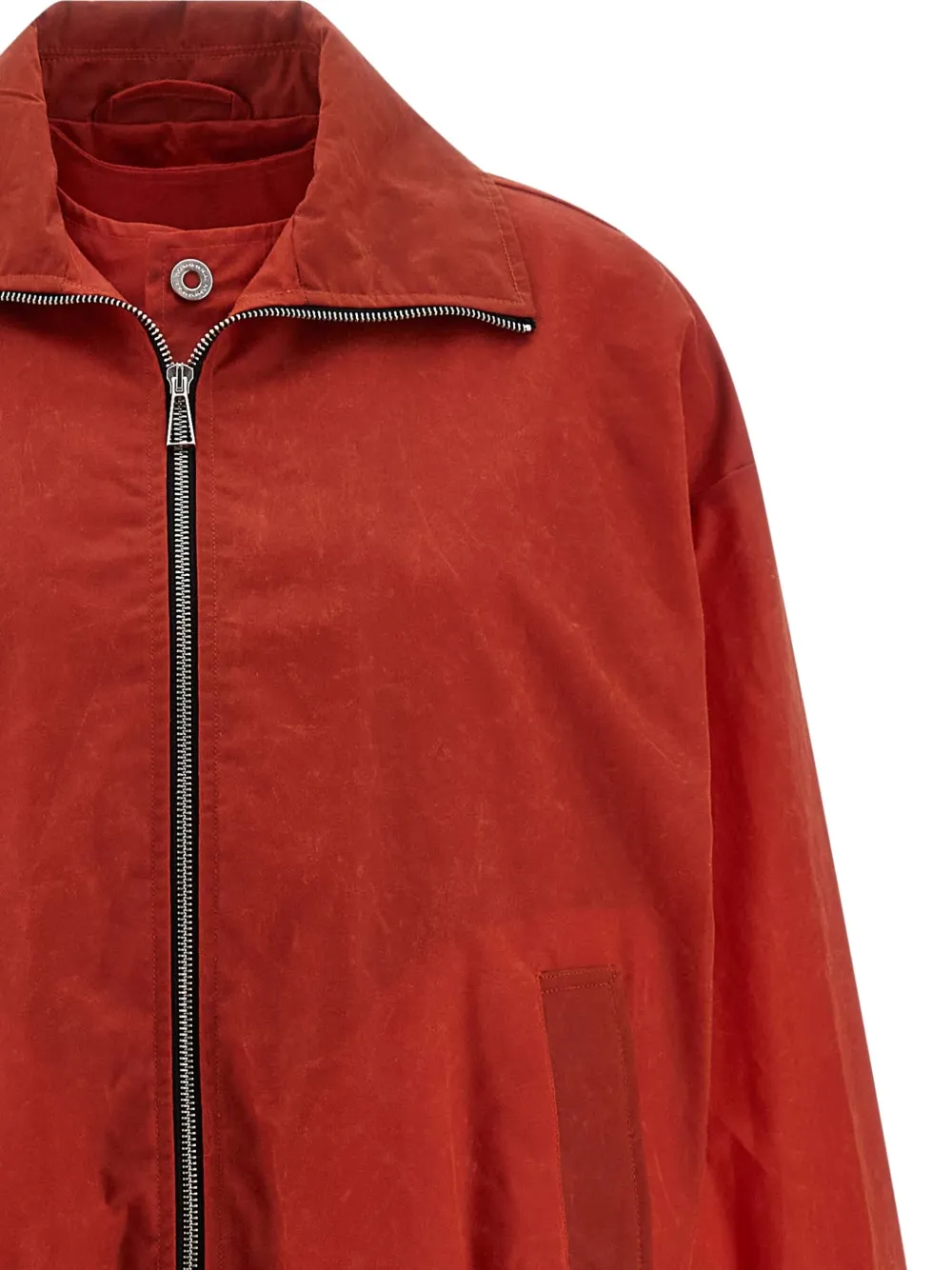 MARBELL Iryna jas met enkele rij knopen Rood