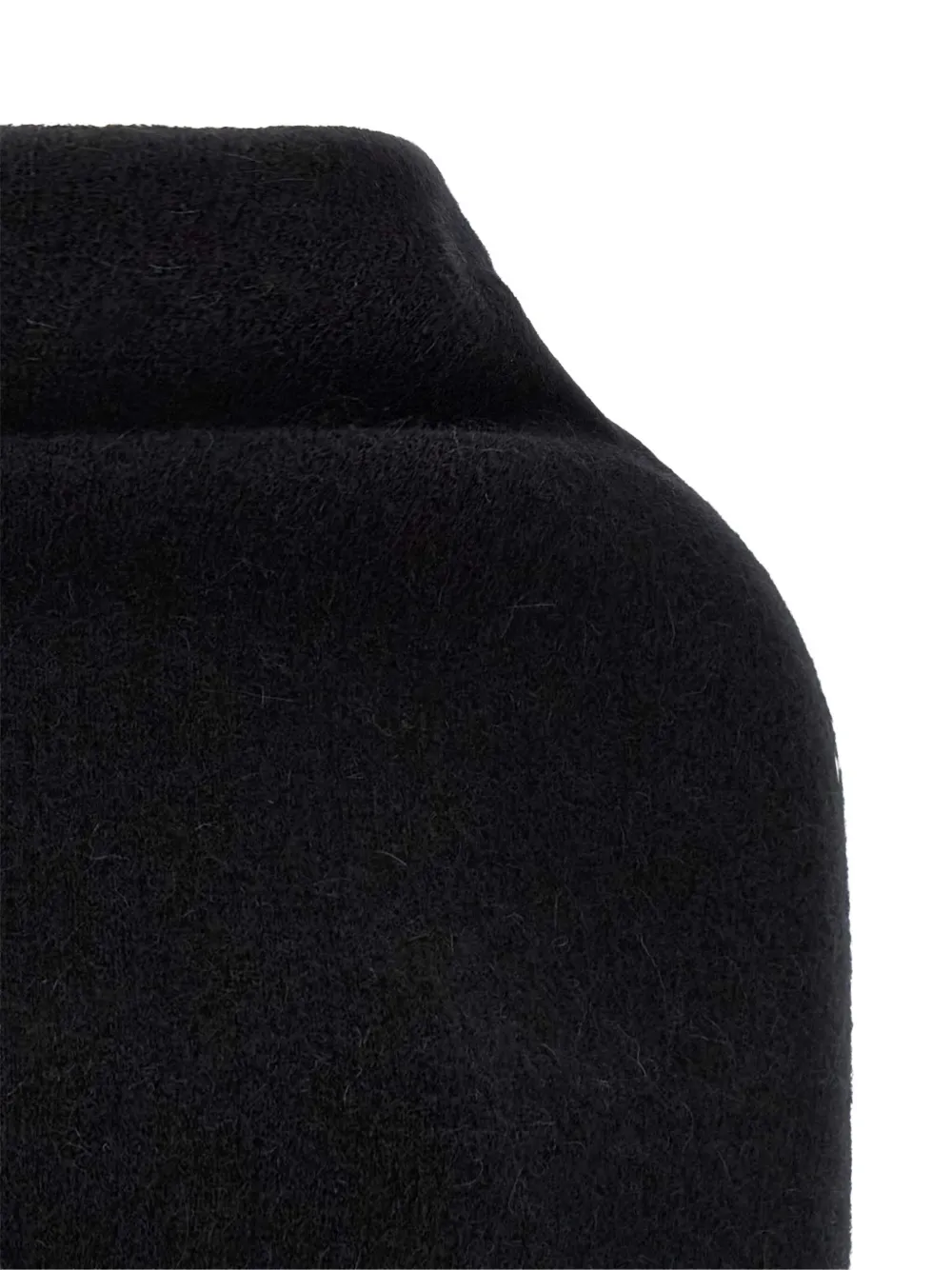 Rick Owens Cowl Hooded-collar Cape In Black