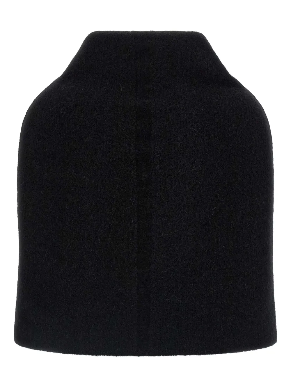 Rick Owens Cowl hooded-collar cape - Zwart