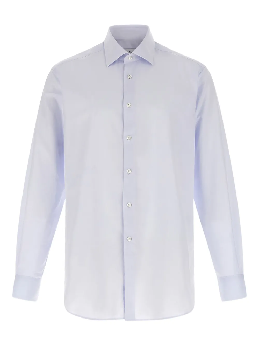 Pal Zileri Milan-collar cotton shirt | Blue | Image 1