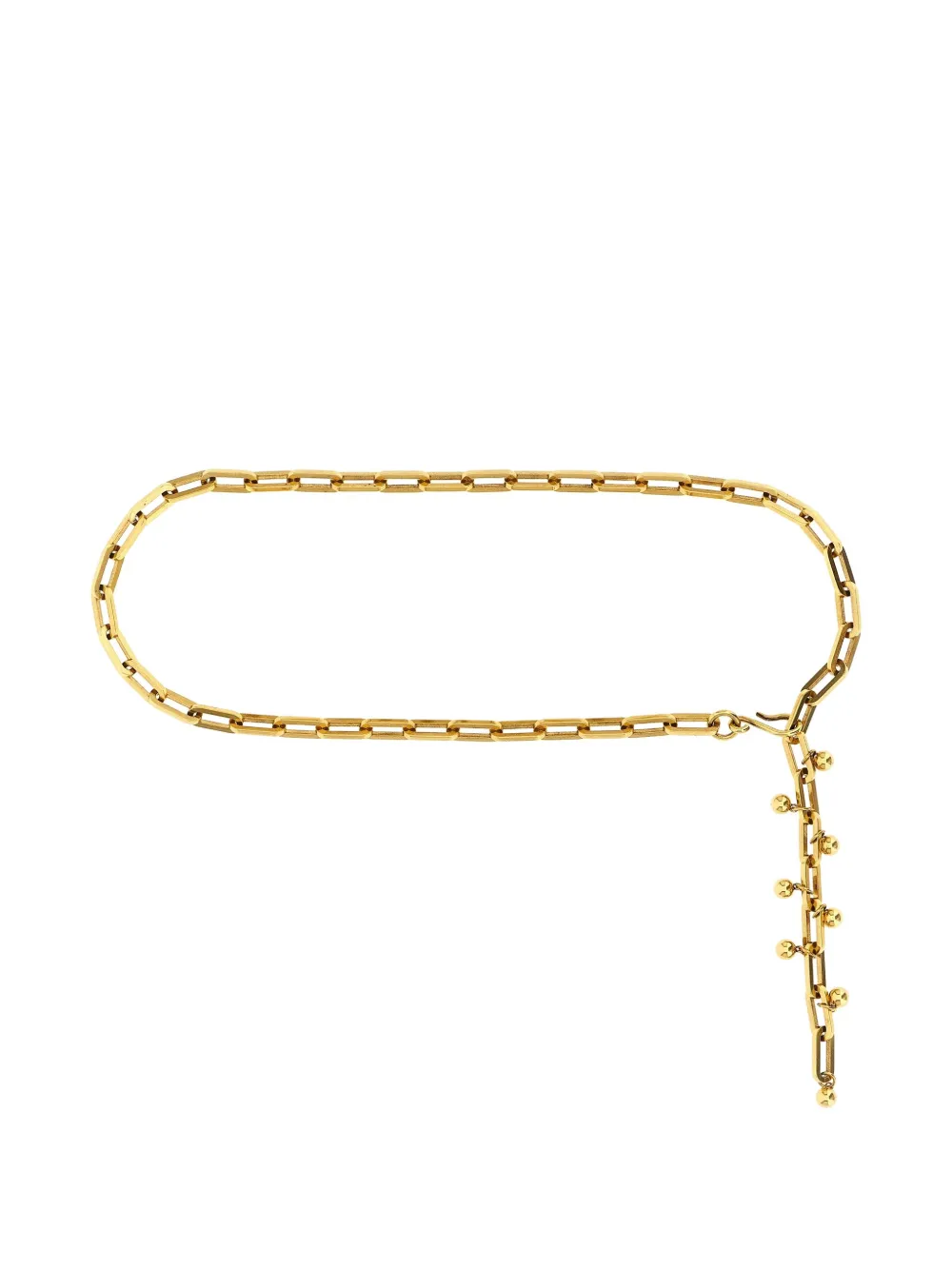 Etro Adjustable Chain Link Belt With Gold Finish In Gold