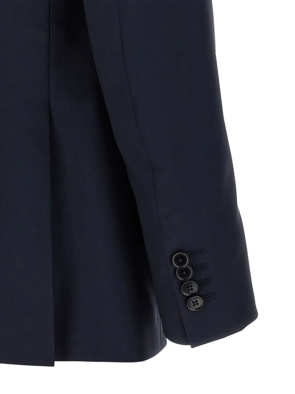Pal Zileri Tailored Single-breasted Dress Featuring Pockets In Blue