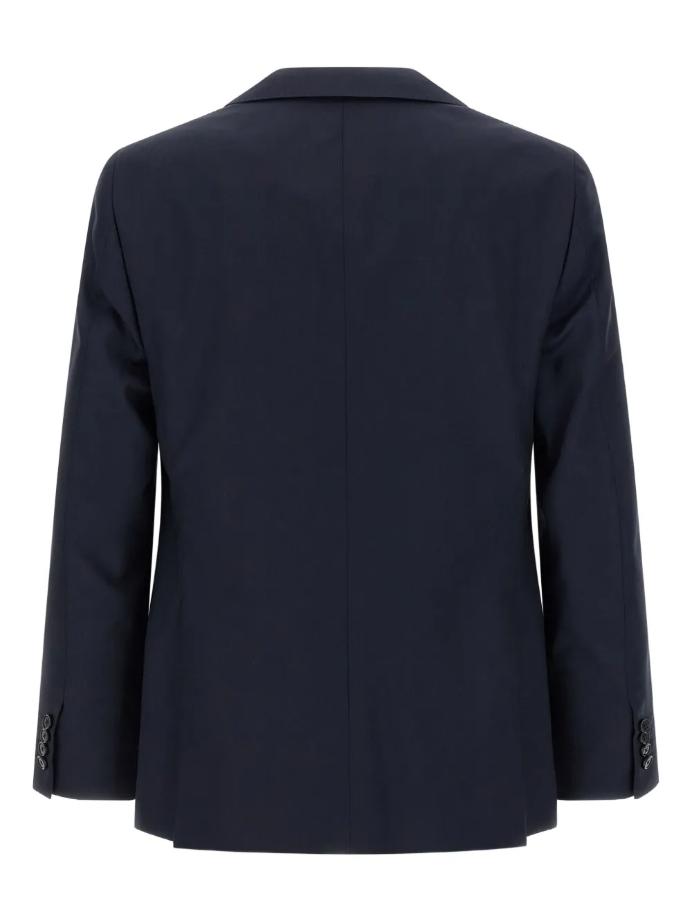 Pal Zileri Tailored Single-breasted Dress Featuring Pockets In Blue