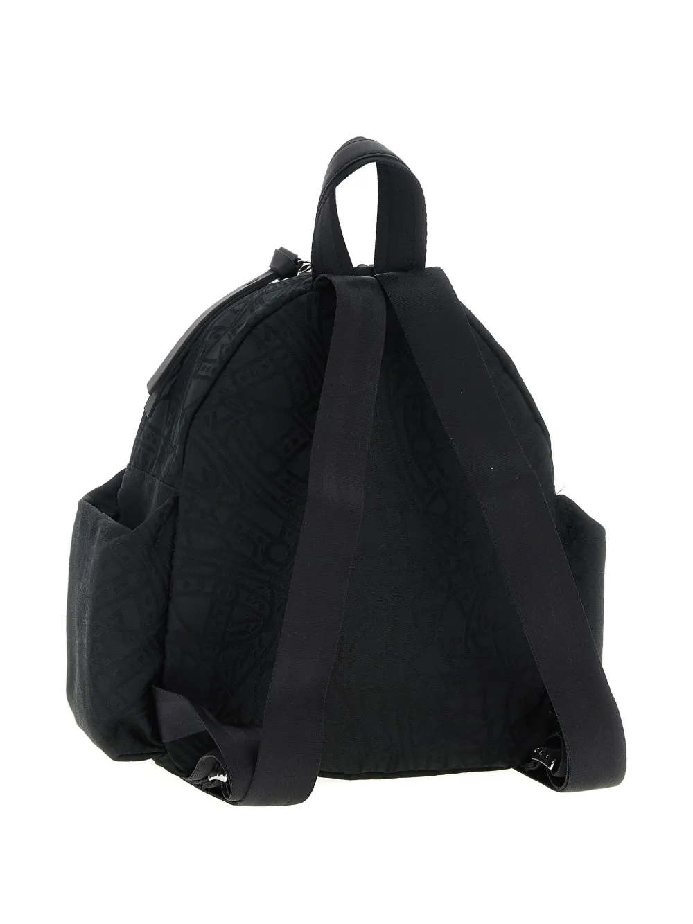 Vivienne Westwood small George monogram-jacquard backpack - Zwart