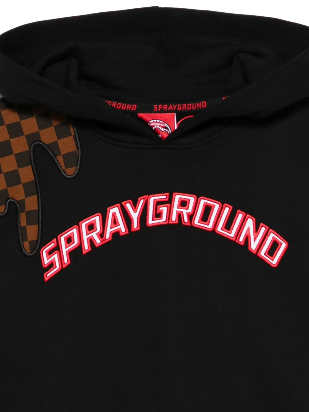 sprayground kid Katoenen hoodie Zwart