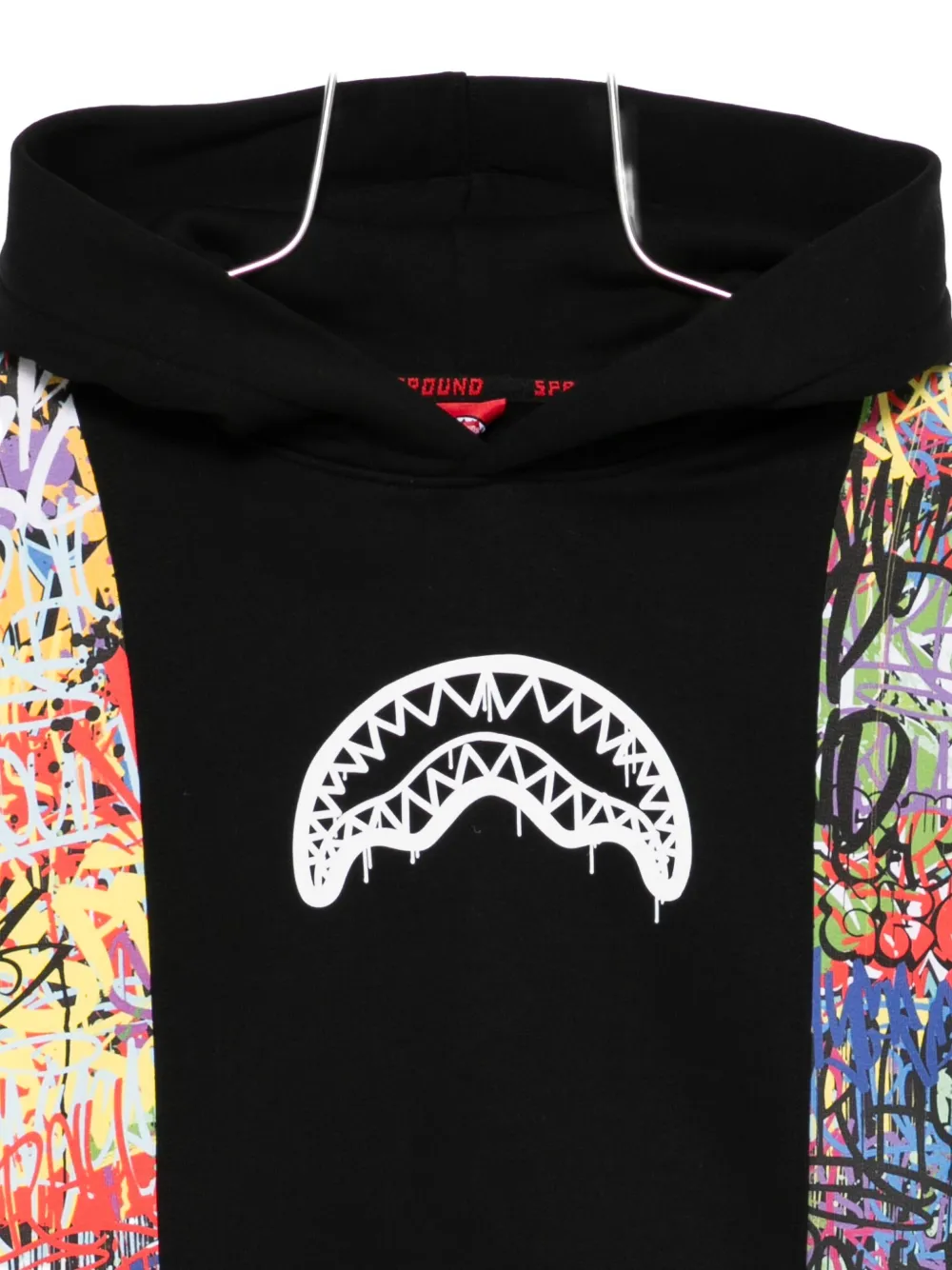 Sprayground Kid Graffiti-shark Hoodie In Multi