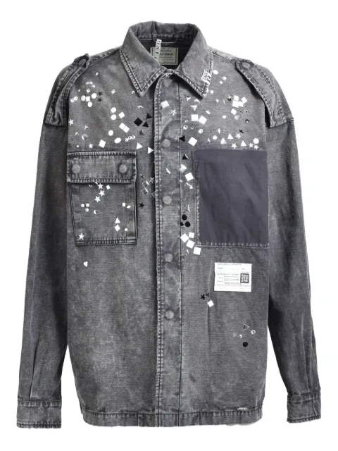 Maison MIHARA YASUHIRO embellished pocket shirt jacket