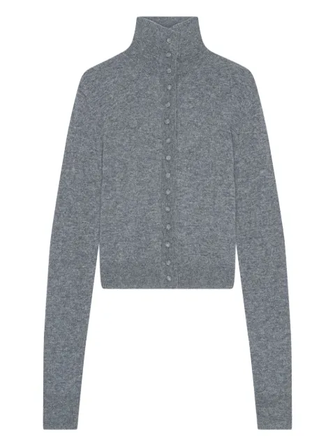 REMAIN high-neck button cardigan
