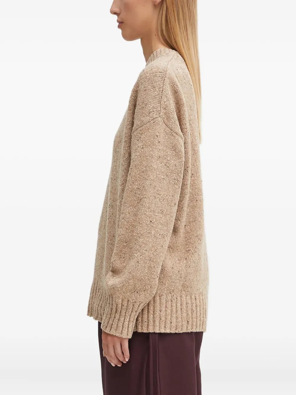 Barbour Ribgebreide trui Beige