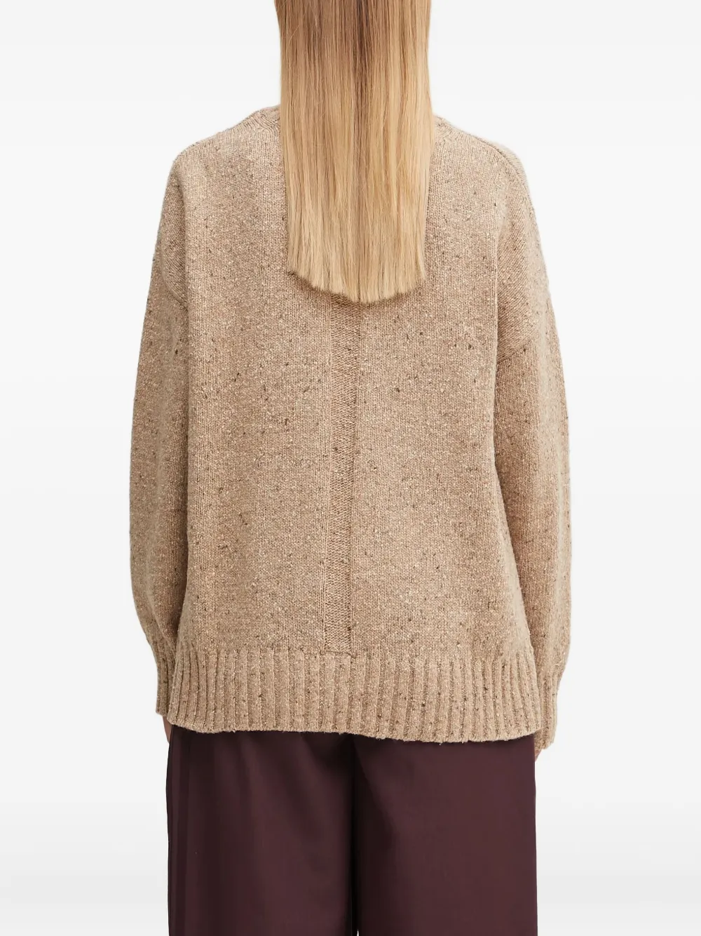 Barbour Ribgebreide trui Beige