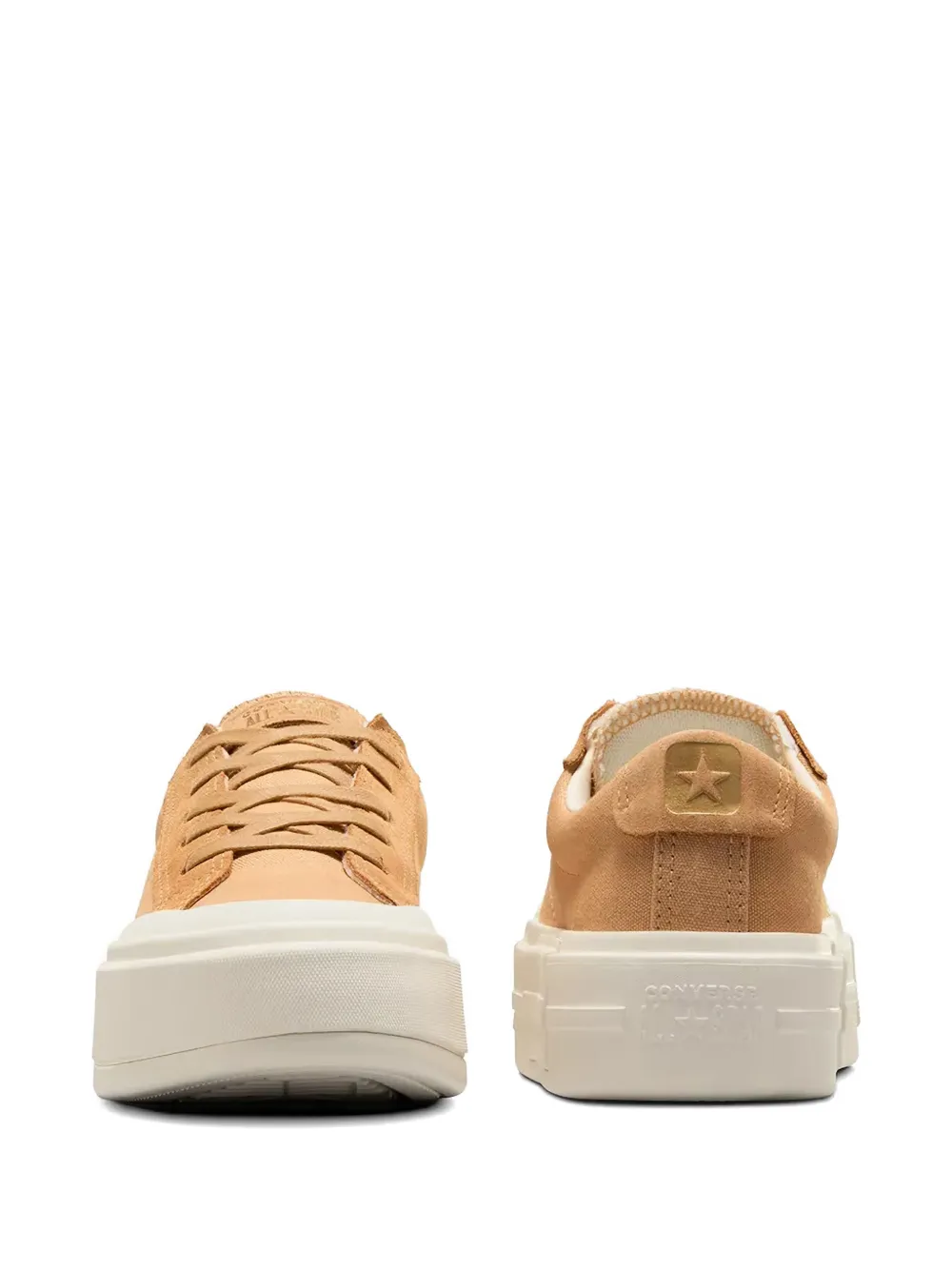 Converse Sneakers met plateauzool Beige