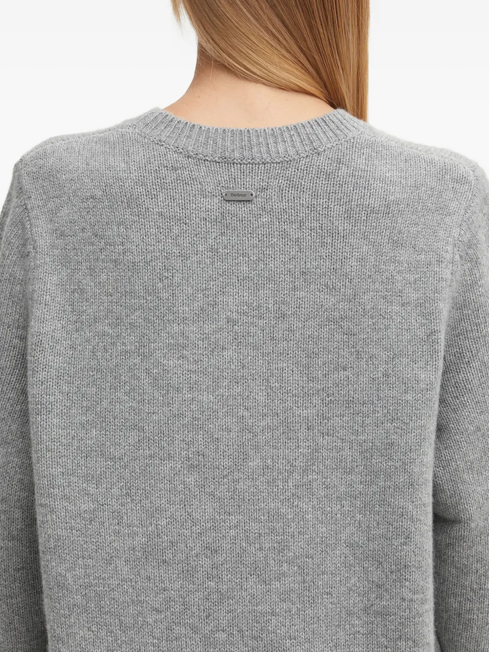 Barbour Trui met ronde hals Grijs