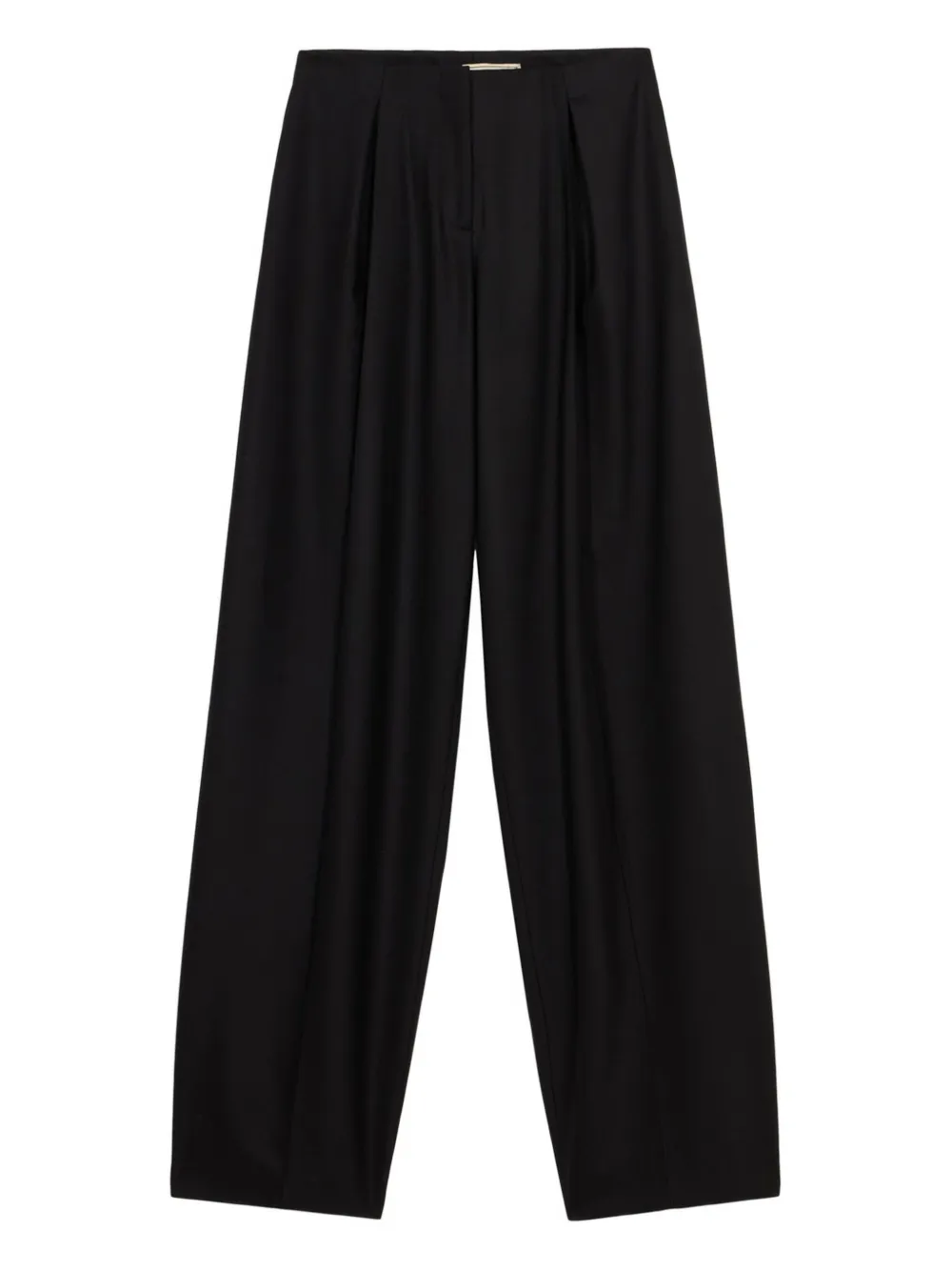 Blumarine pleated zip-detail trousers | Black | Image 1