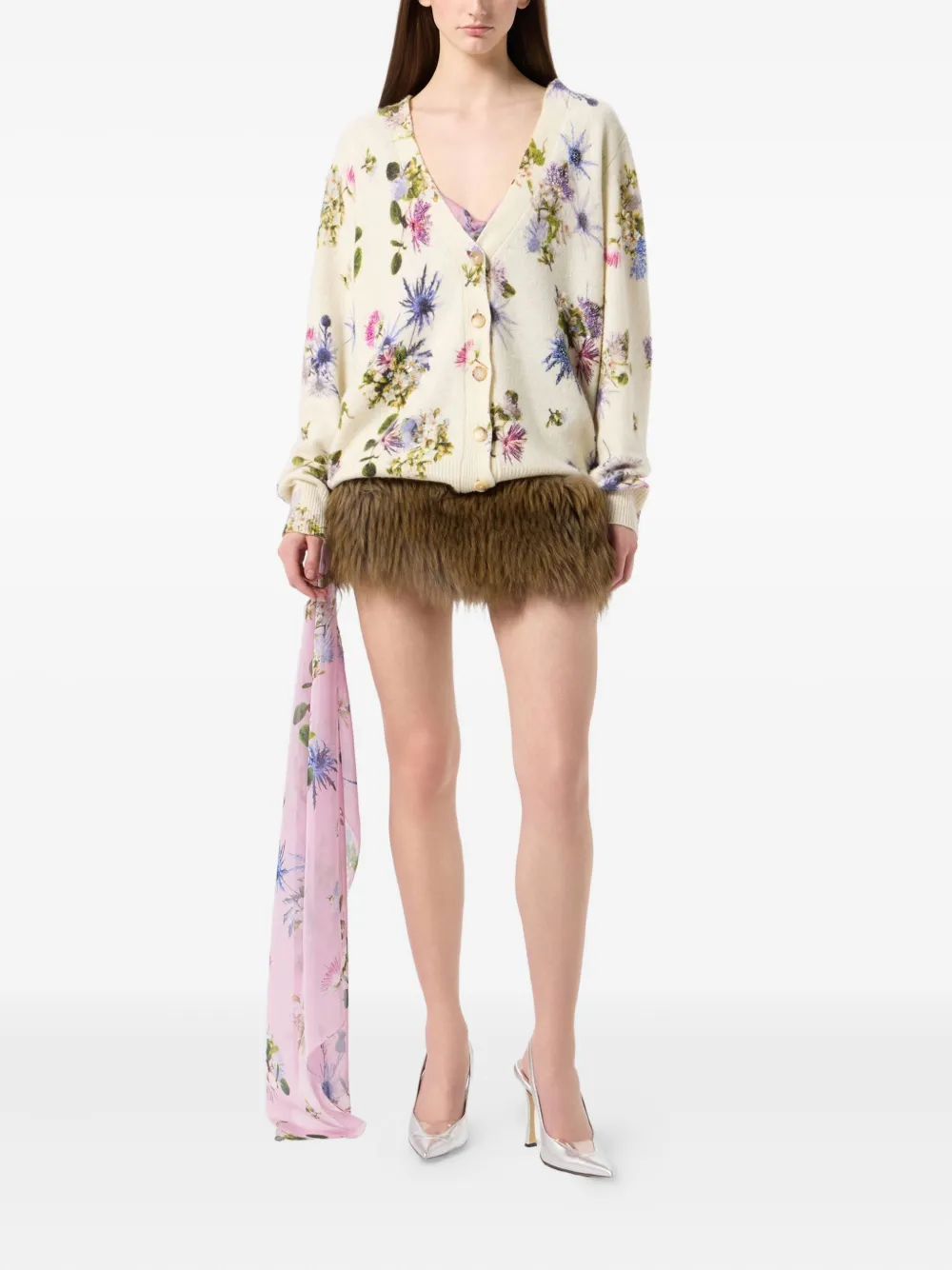 Blumarine floral-beaded cardigan | Cardigans | Image 2