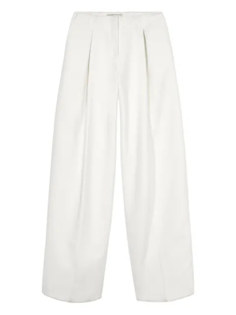 Blumarine pleated wide-leg trousers