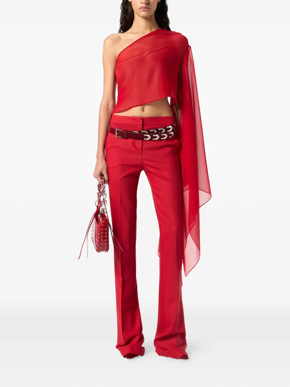 Blumarine Flared broek - Rood