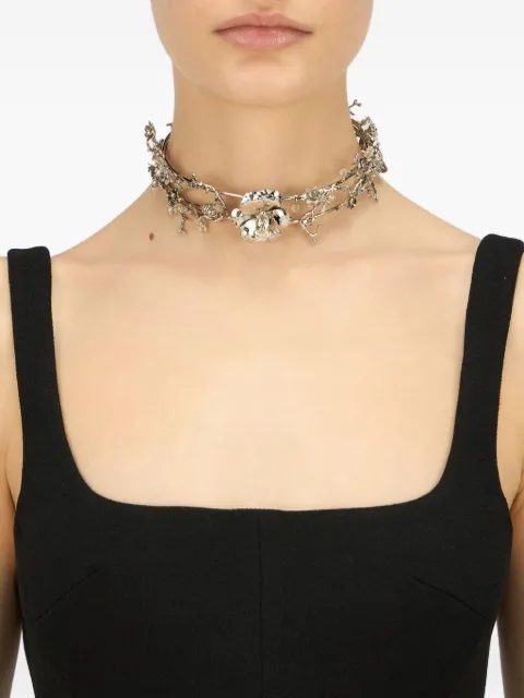 Blumarine gargantillas con motivo floral