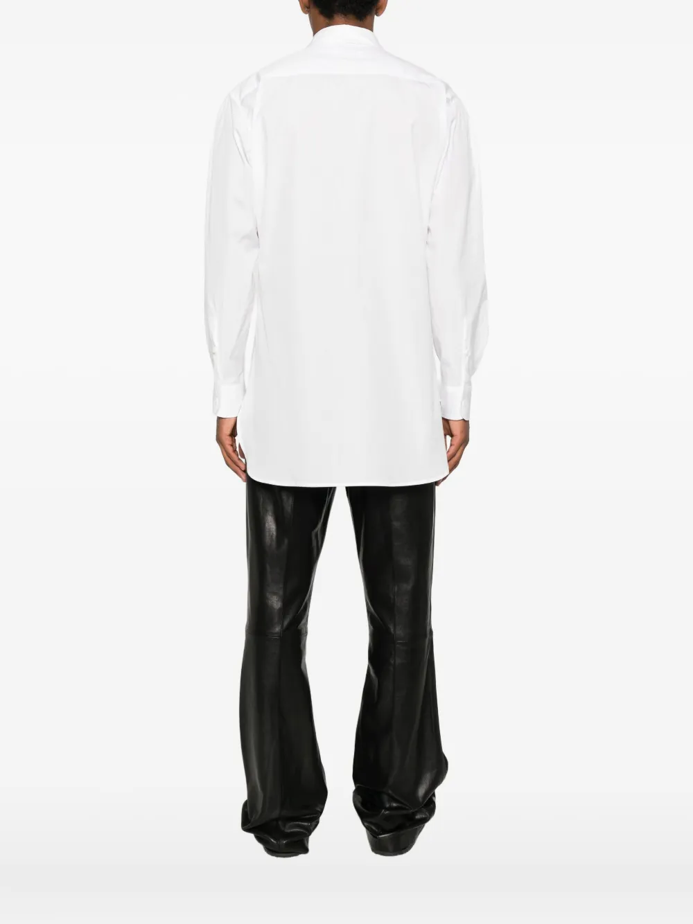 Yohji Yamamoto Chest-pocket Button-down Shirt In White