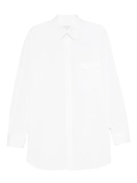Yohji Yamamoto camisa con bolsillo en el pecho