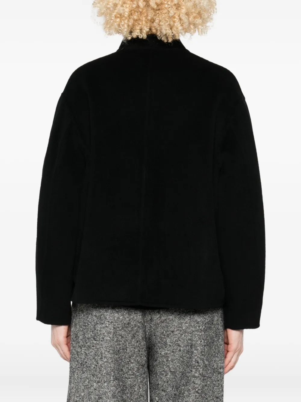 Soeur Windsor Patch-pocket Jacket In Black