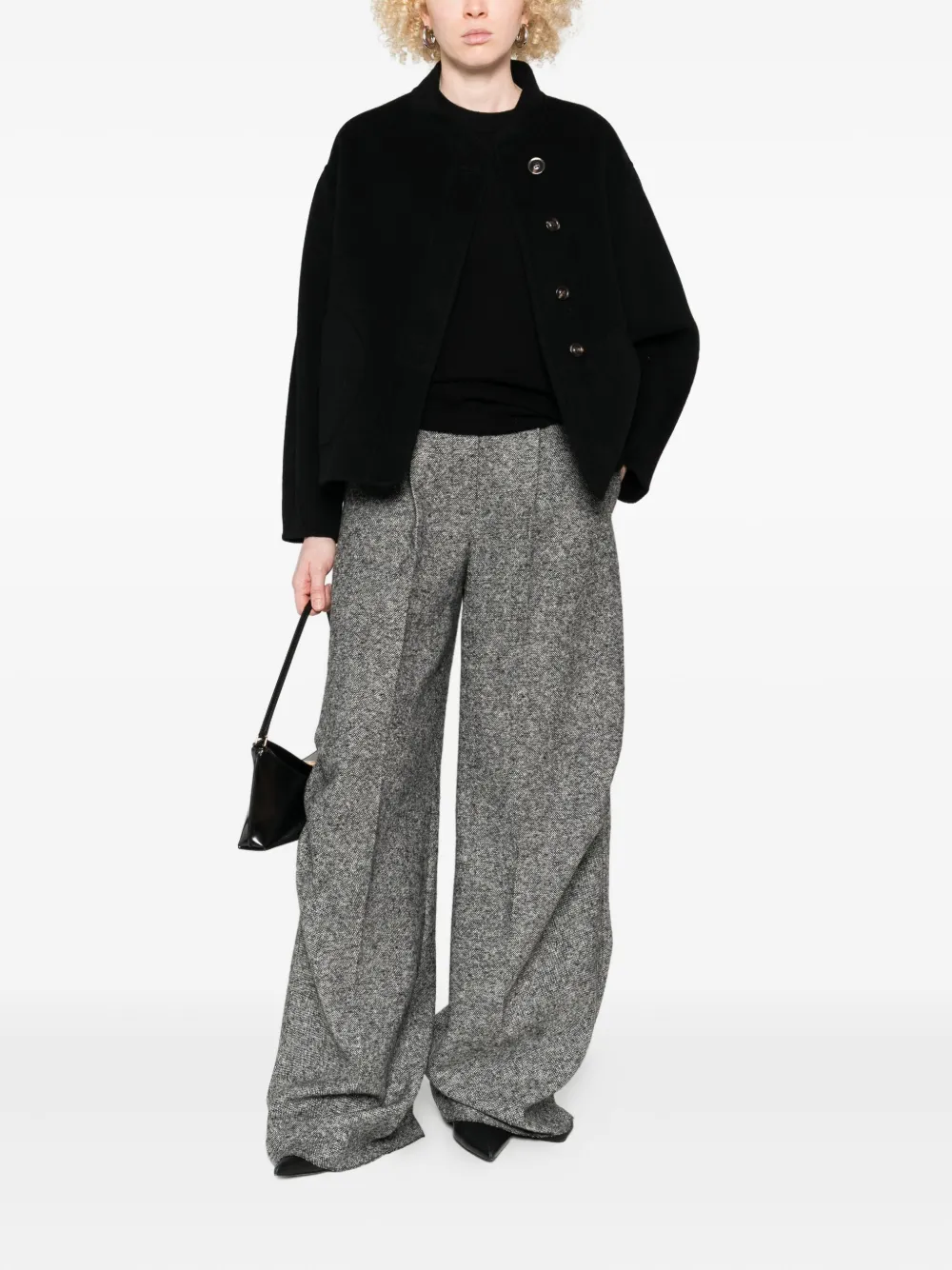 Soeur Windsor Patch-pocket Jacket In Black