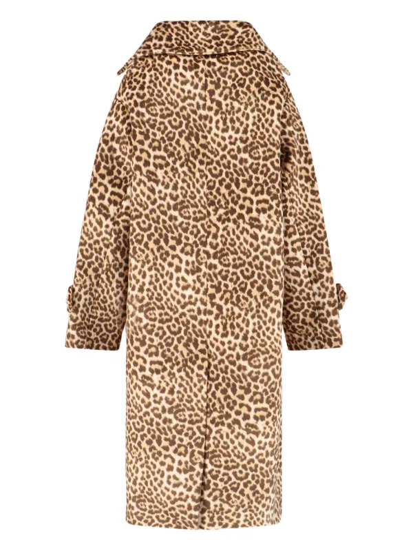 Duran Lantink leopard-pattern Coat | Brown | FARFETCH