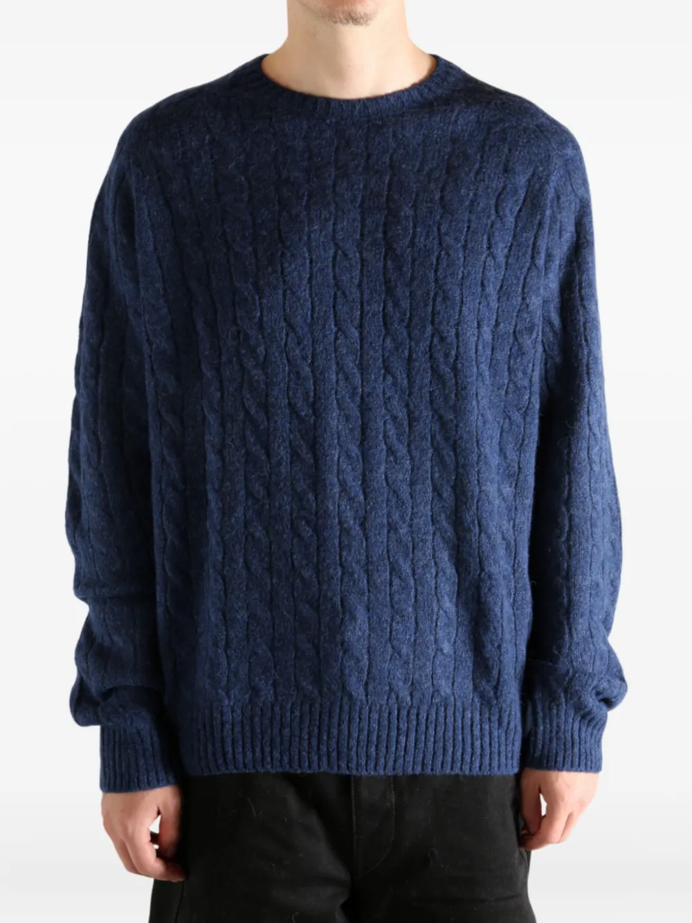 Polo Ralph Lauren suéter en tejido de ochos con parche en los codos | Suéteres | Image 2