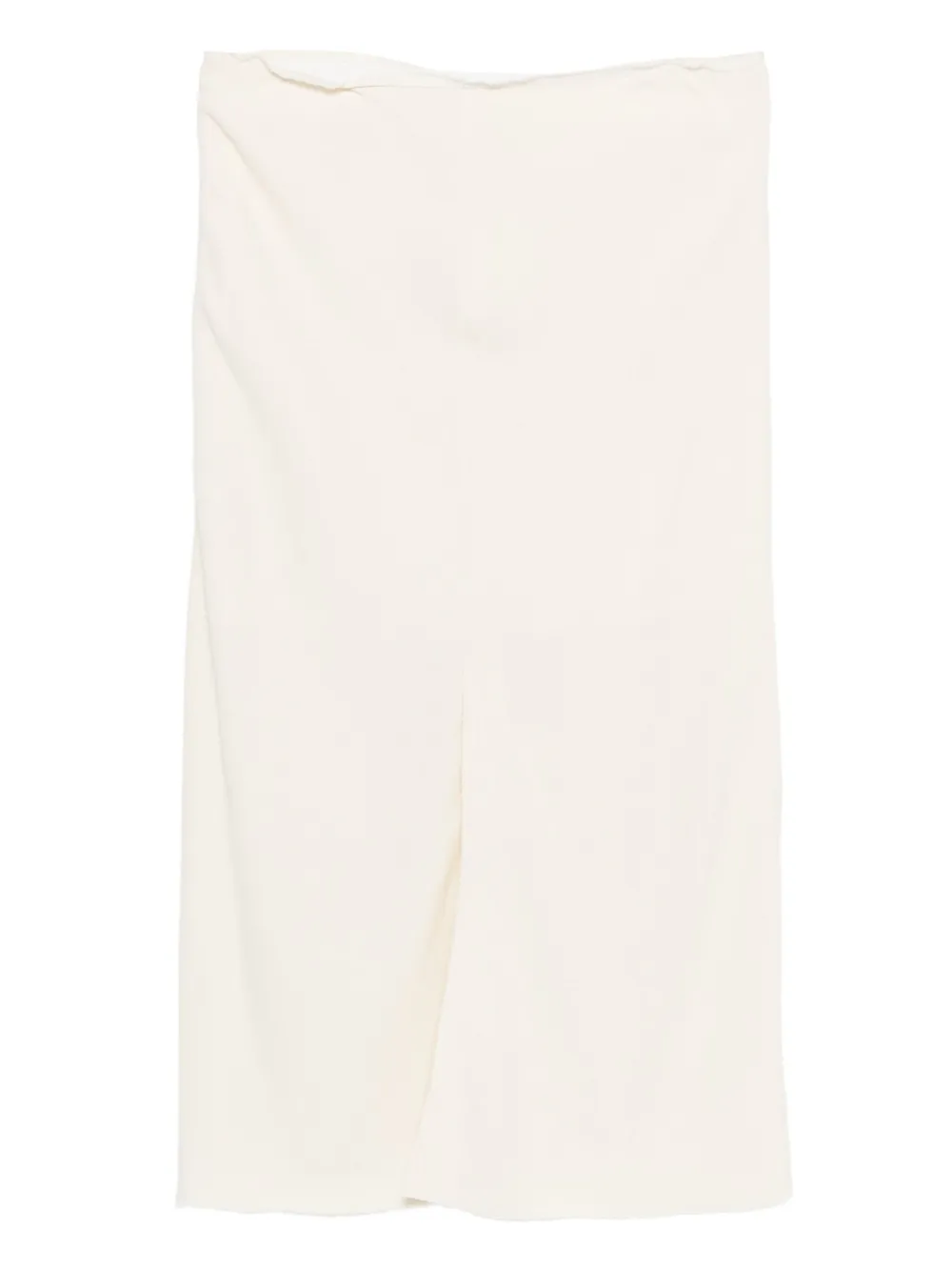 AMI Paris Rok met split aan de voorkant - Beige