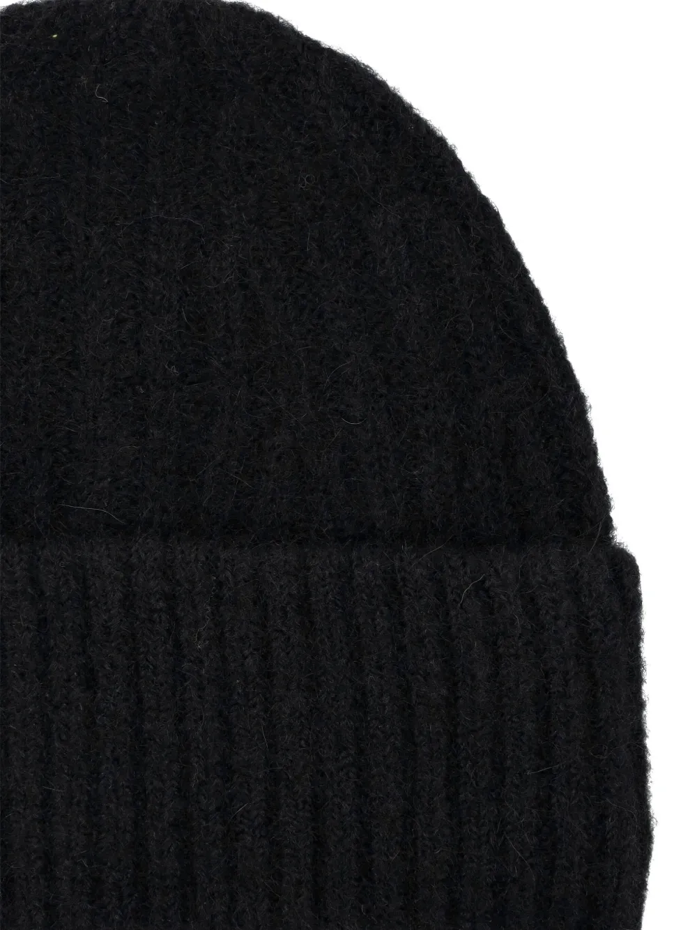 American Vintage Geribbelde muts Zwart