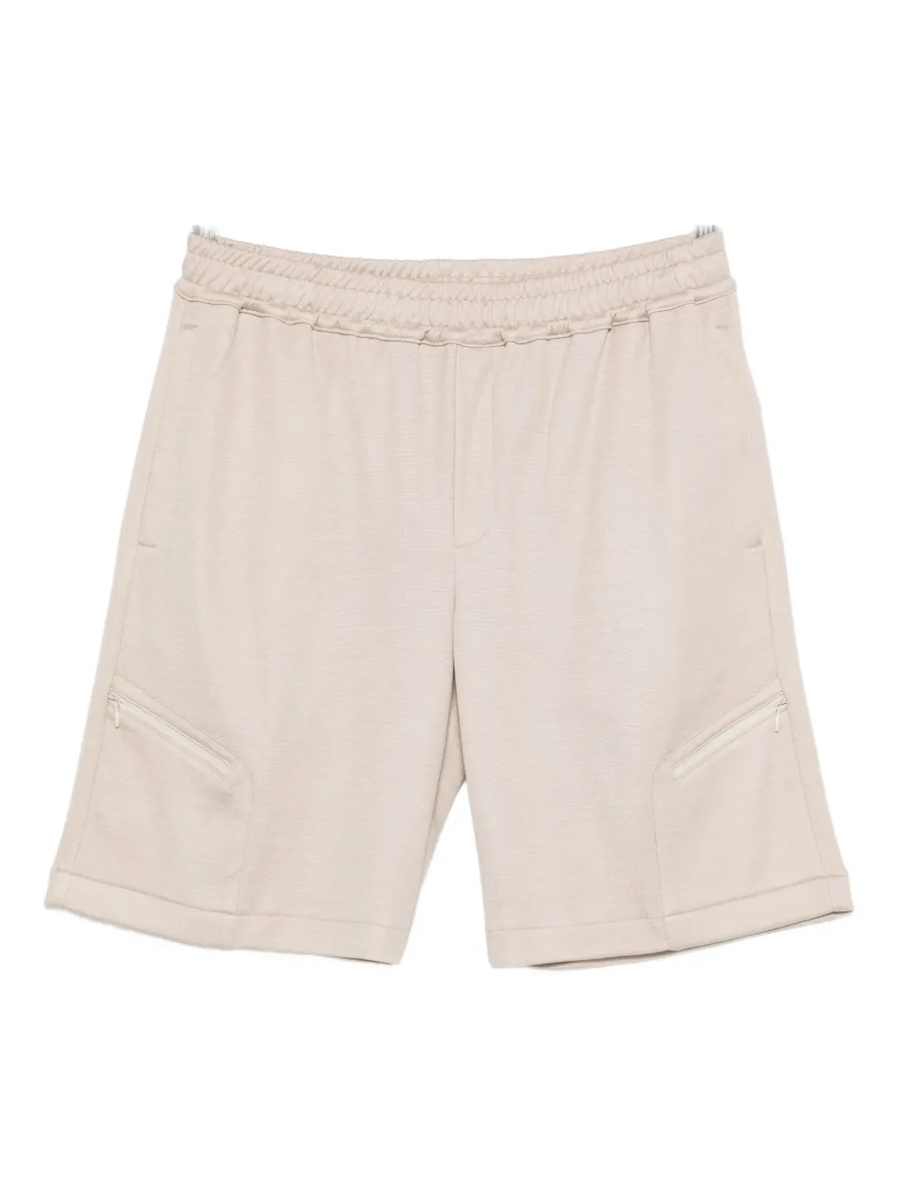 Eleventy zip-pocket elasticated shorts | Neutrals | Image 1