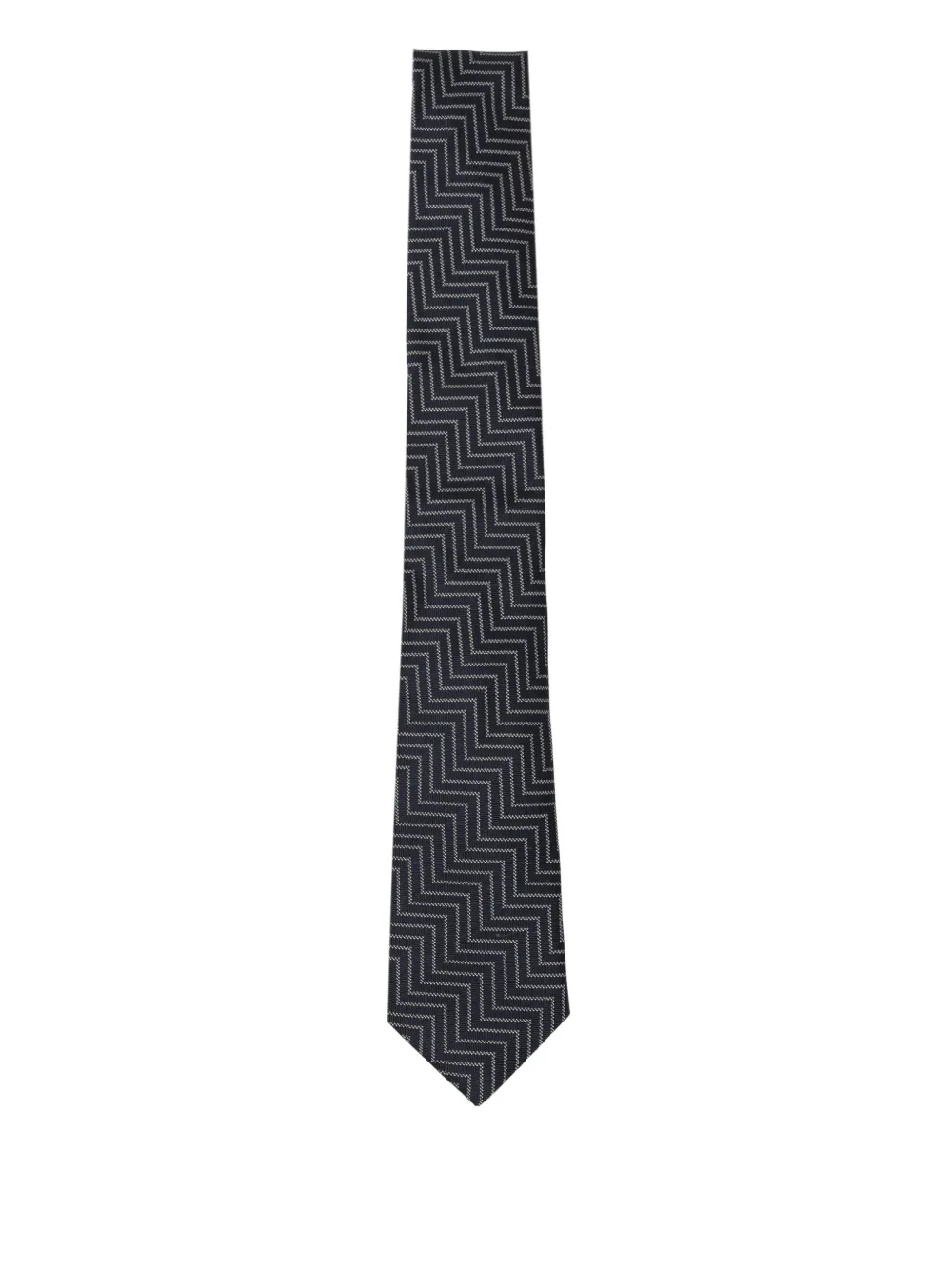 Giorgio Armani corbata de seda estampada | azul | Image 1