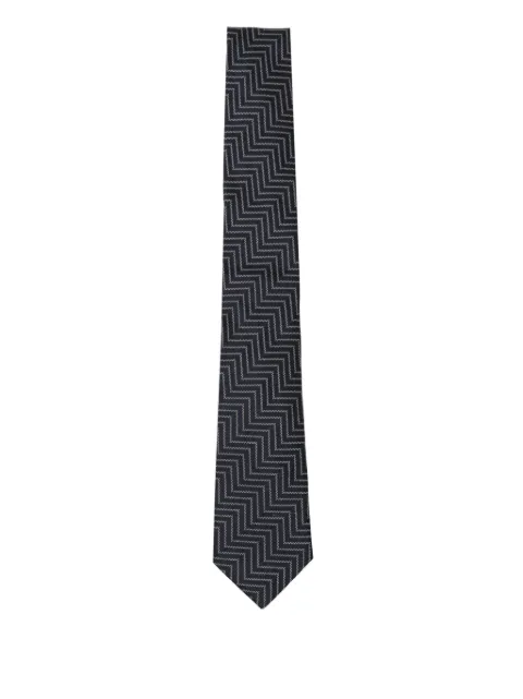 Giorgio Armani printed silk tie