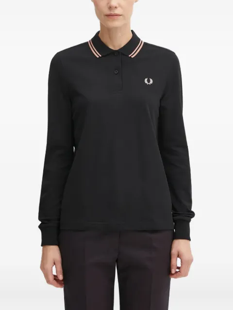 Fred Perry logo-embroidered polo top