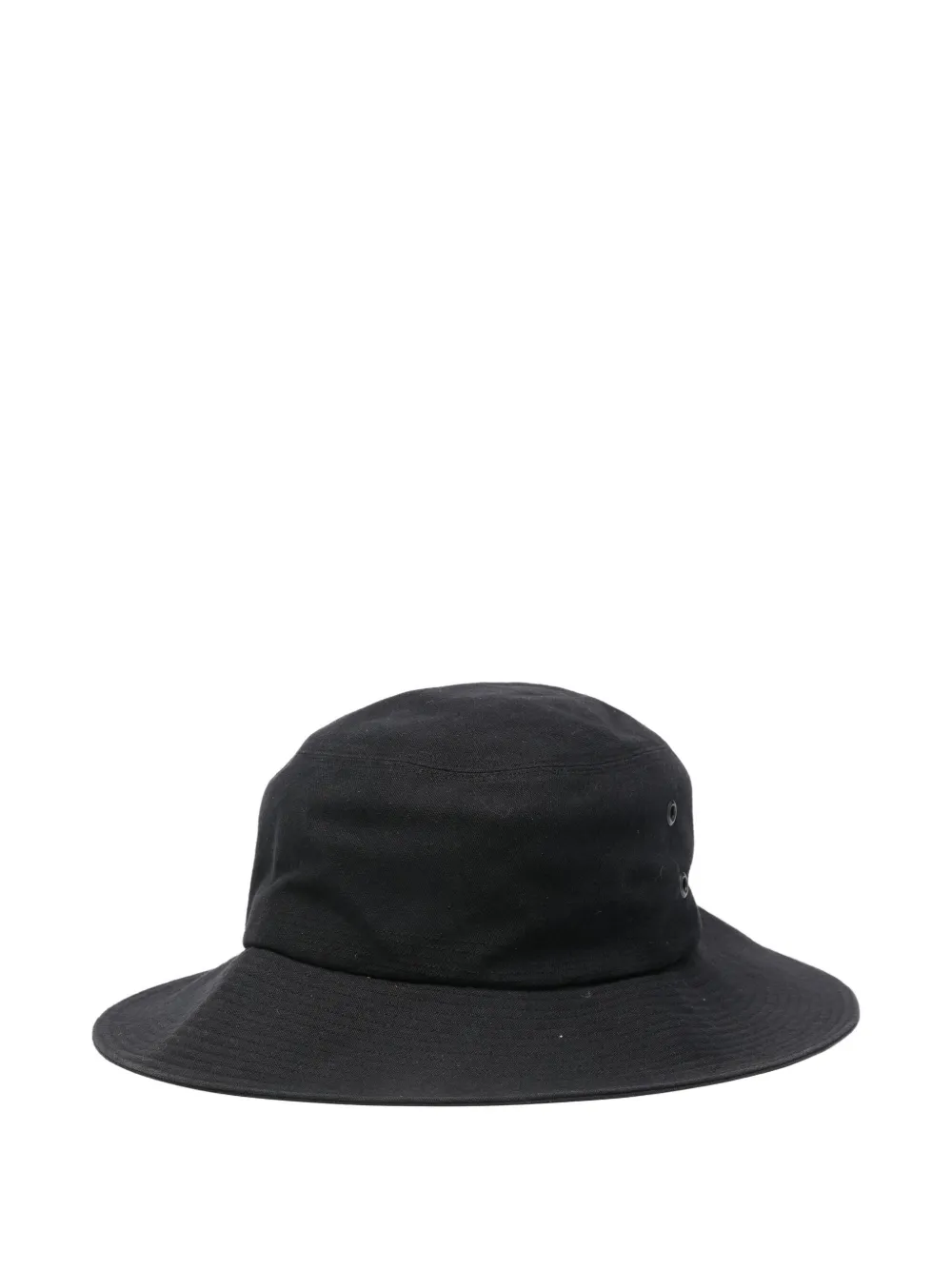 Pre-owned Saint Laurent 1990s Cotton Hat In Black
