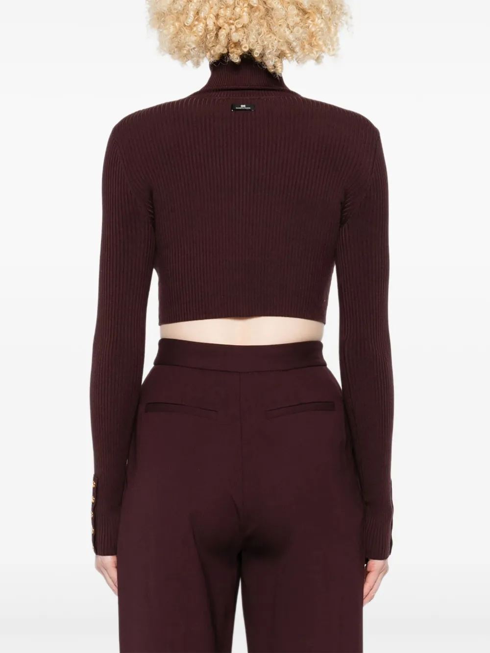 Elisabetta Franchi Cropped top Rood