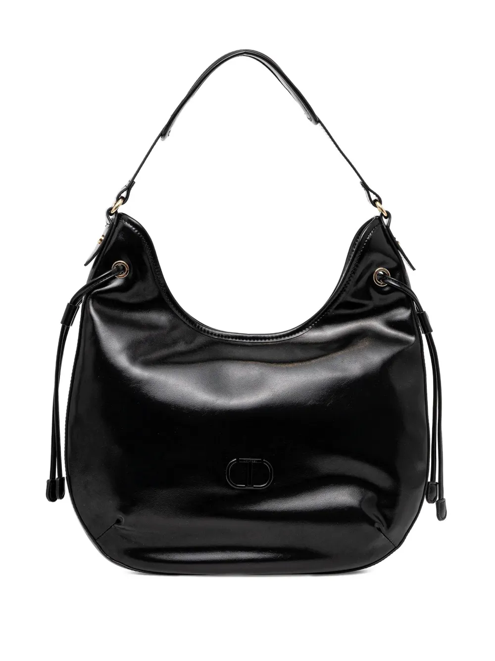 TWINSET logo-plaque tote bag - Nero