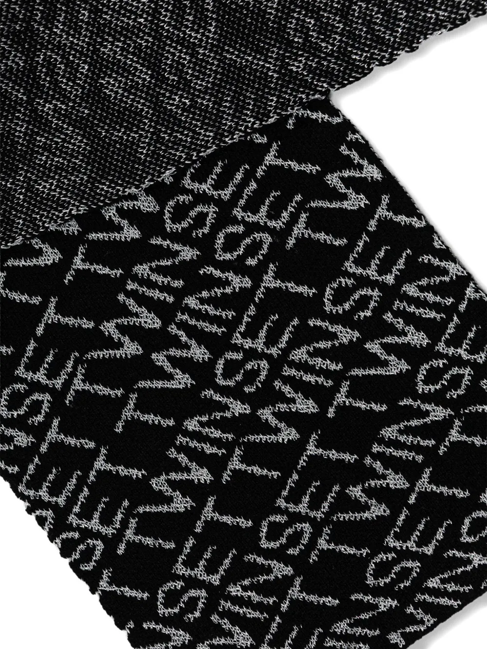 TWINSET Sjaal met logoprint - Zwart