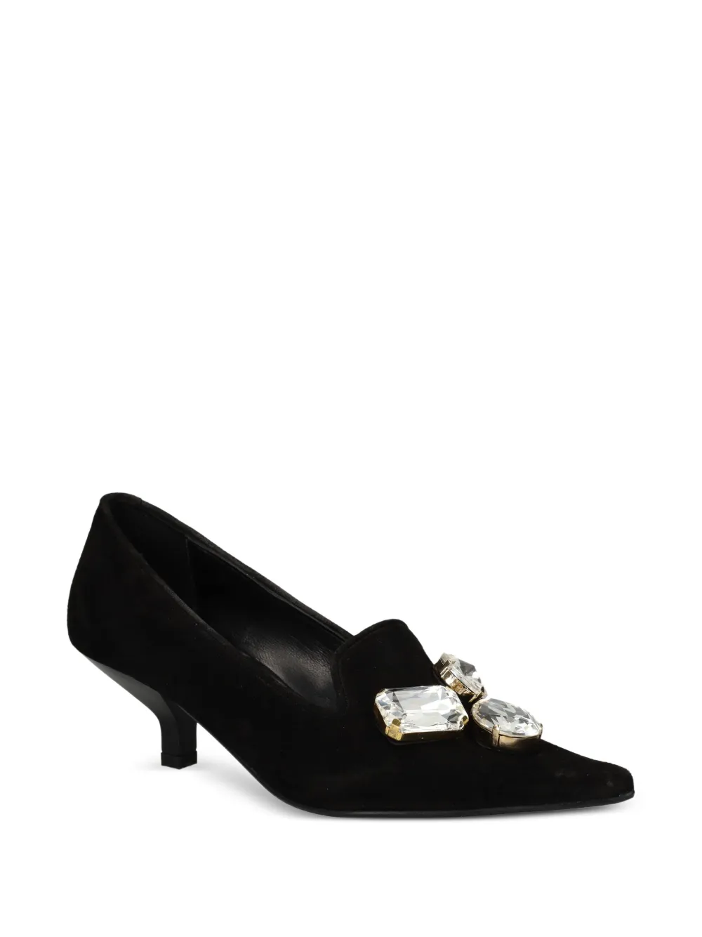 Ras 50mm crystal-embellished pointed pumps | Heeled Pumps | Image 2