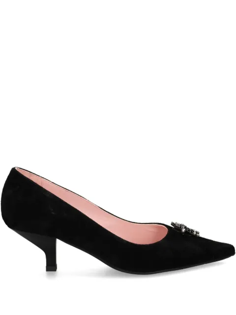 Ras 50mm embellished pointed-toe pumps