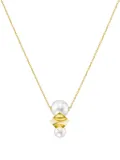 TASAKI 18K yellow gold M/G Tasaki Square Leaf pearl pendant