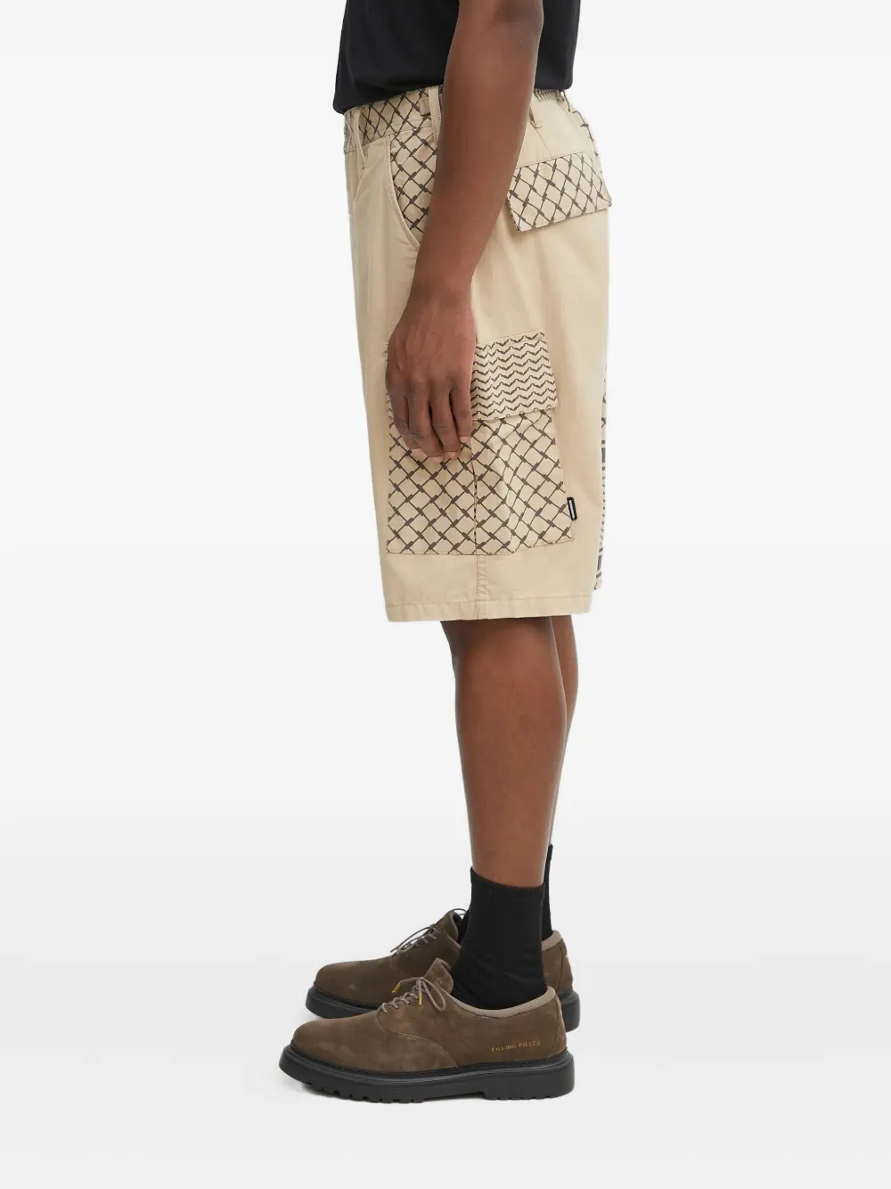 Neighborhood patterned cargo shorts | Cargo Shorts | Image 2