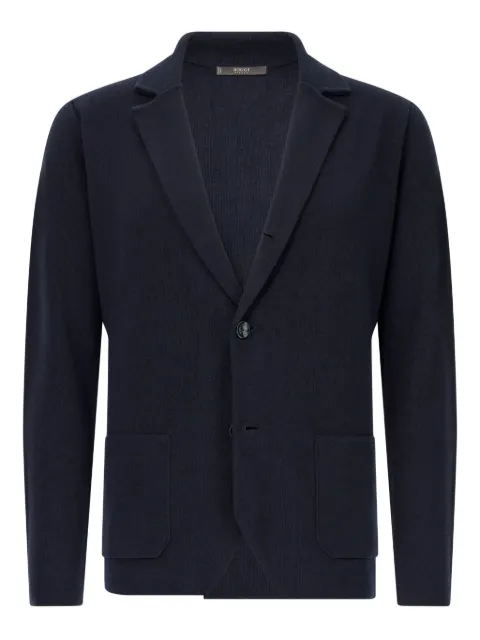 Boggi Milano blazer tejido con botones