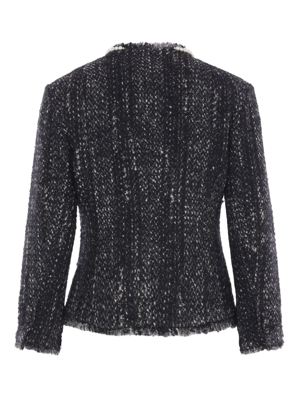 Simone Rocha pearl-chain tweed jacket | Fitted Jackets | Image 2